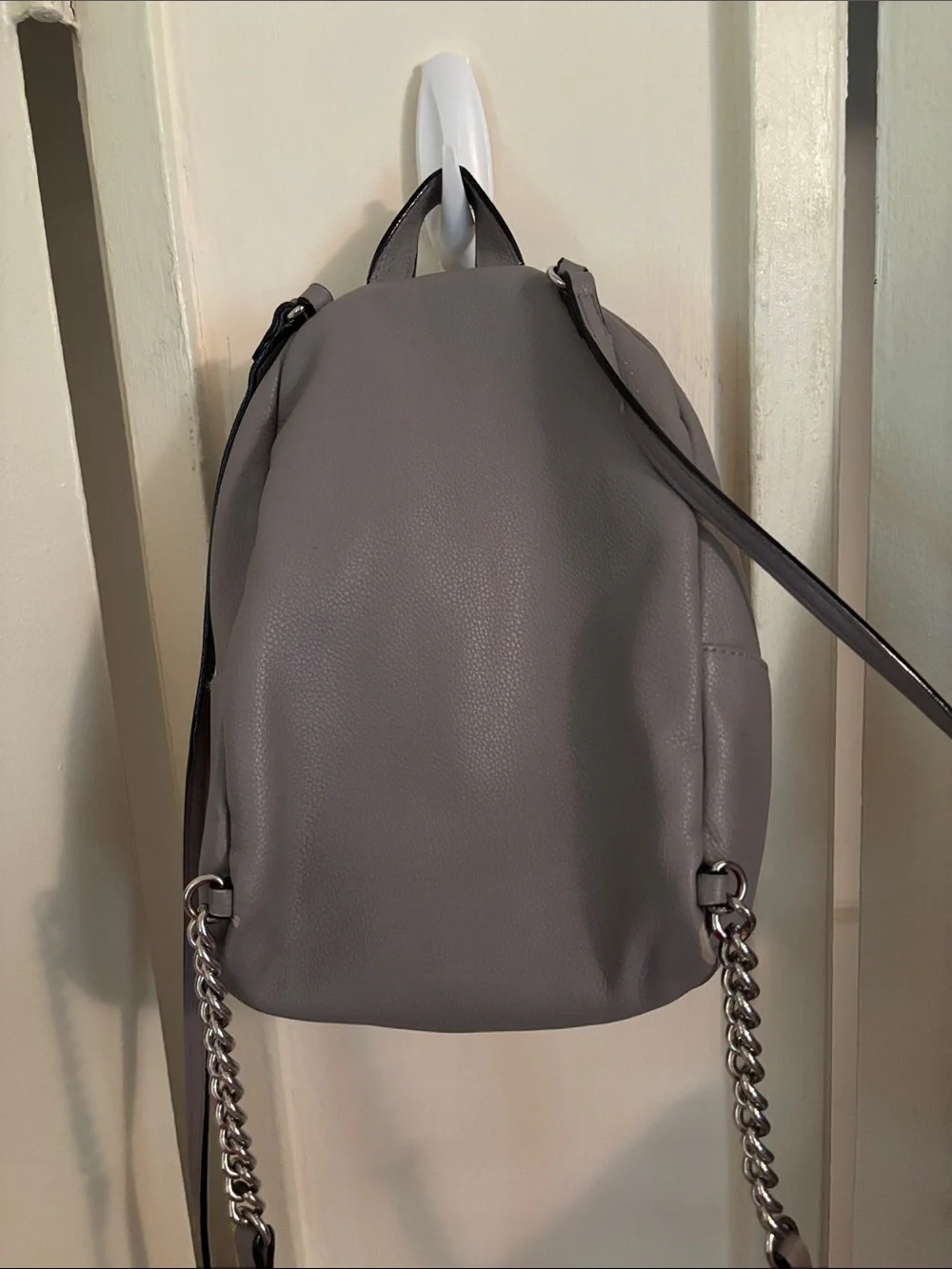 Victoria's Secret Gray Mini Studded Backpack